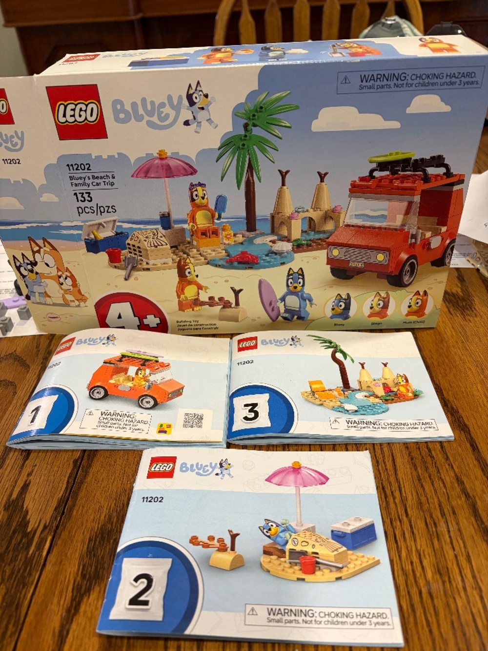 Lego Bluey’s Beach & Family Car Trip #11202